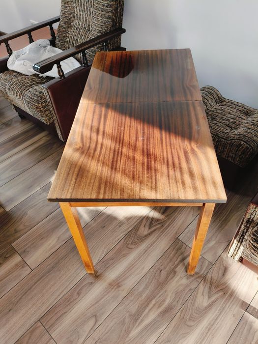 Ława stół PRL porządną drewniana