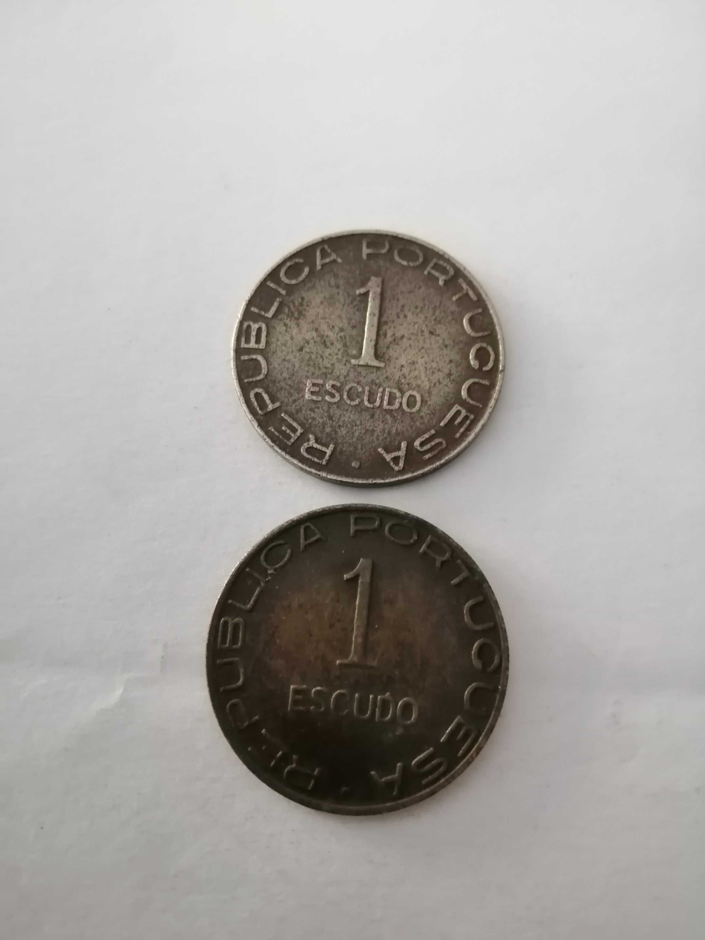 Moedas. Moçambique 1 escudo 1936, 1945, 1950, 1951