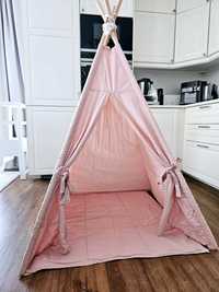 Tipi namiot dziecięcy – Różowy TEEPEE dla dzieci OH BABE