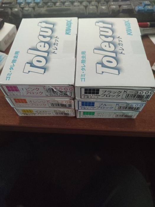 Kovax Tolecut клейові абразиви для підготовки до полірування