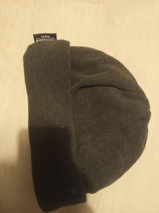 Czapka Thinsulate 40 gram szara super styl polar uniseks promocja