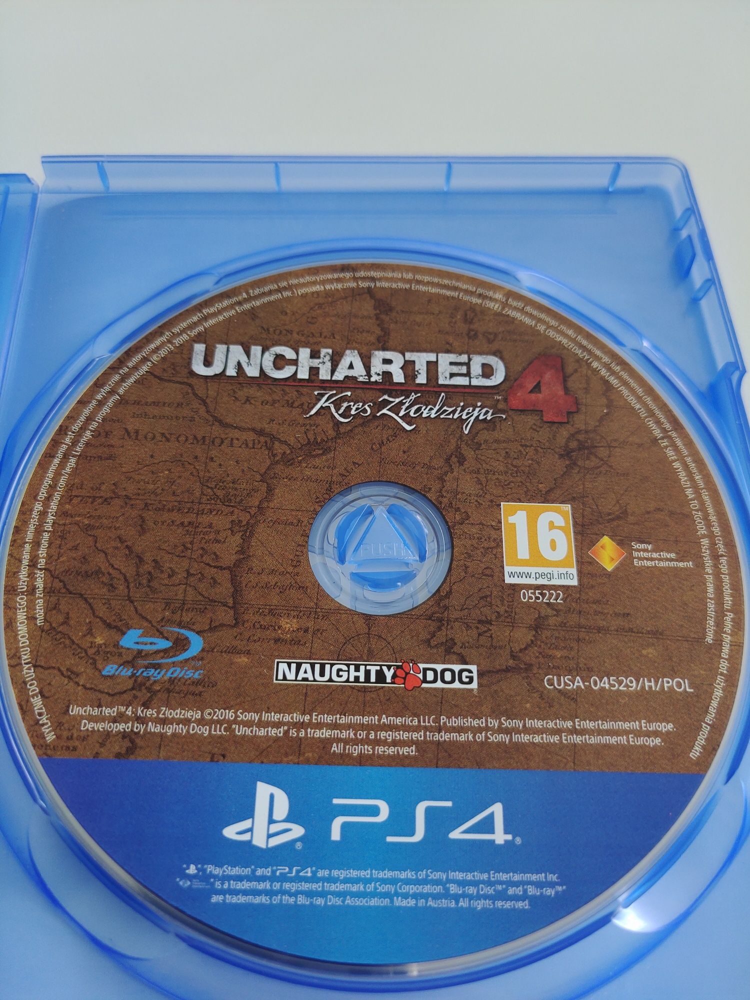 Gra Uncharted 4 Kres Złodzieja PS4