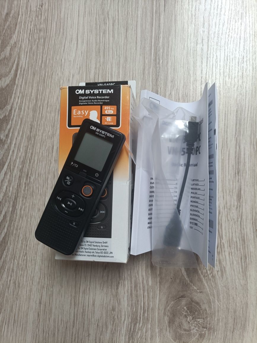 Dyktafon cyfrowy Olympus vn-540pc 540  pc nowy