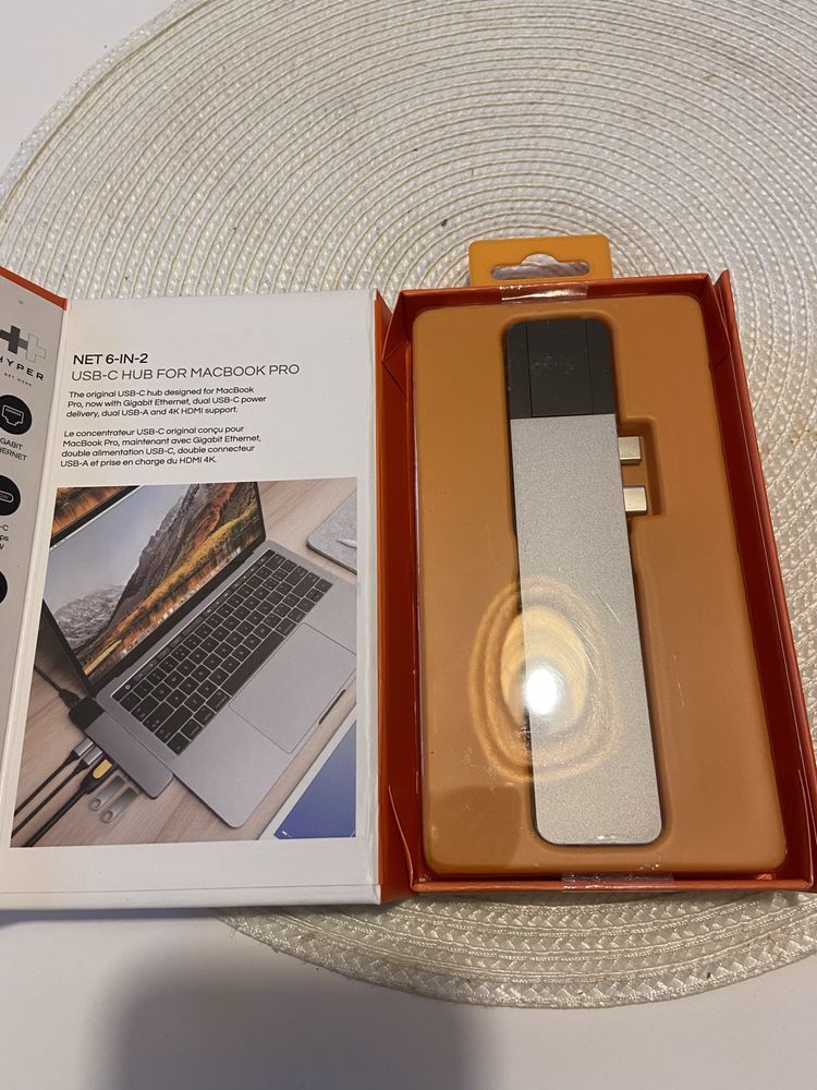 Adapter Hyper - Hub HyperDrive Net 6-w-2 do USB-C