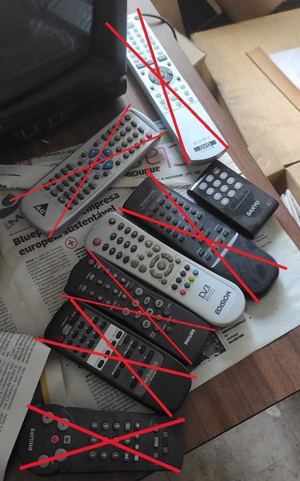 Vários Comandos, diferentes marcas