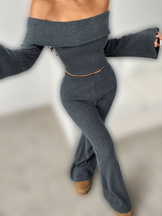 Komplet damski rozmiar S bluzka dzwony