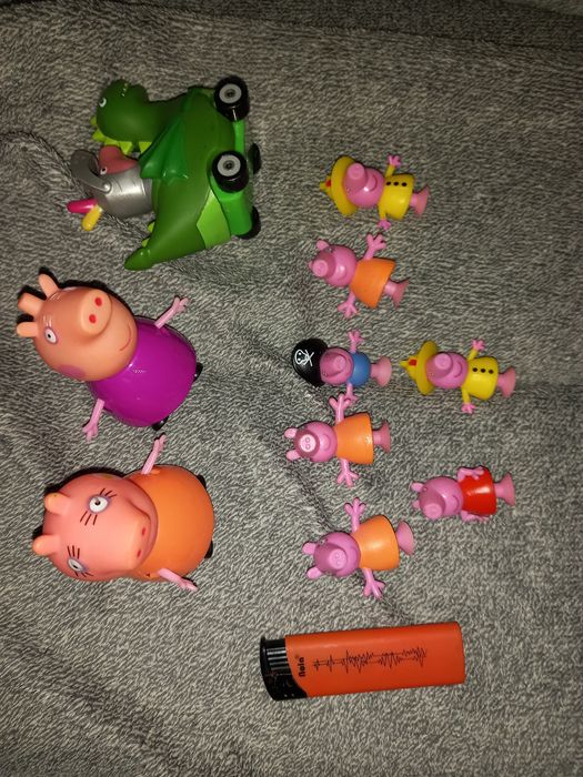 Zestaw świnka peppa georg na smoku prezent urodziny dzień dziecka