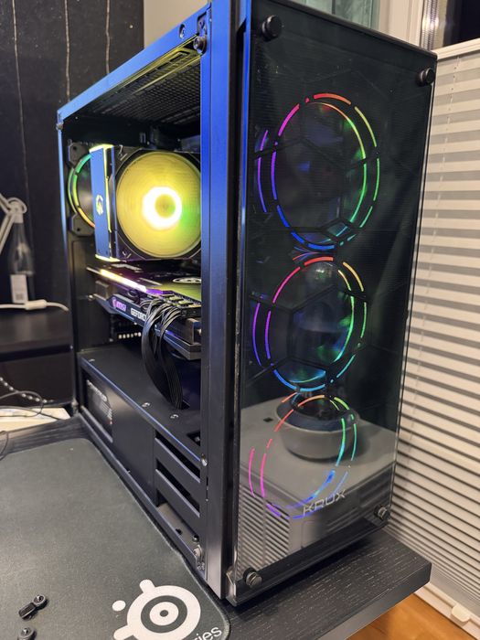 Komputer gamingowy z monitorem 2k + peryferia