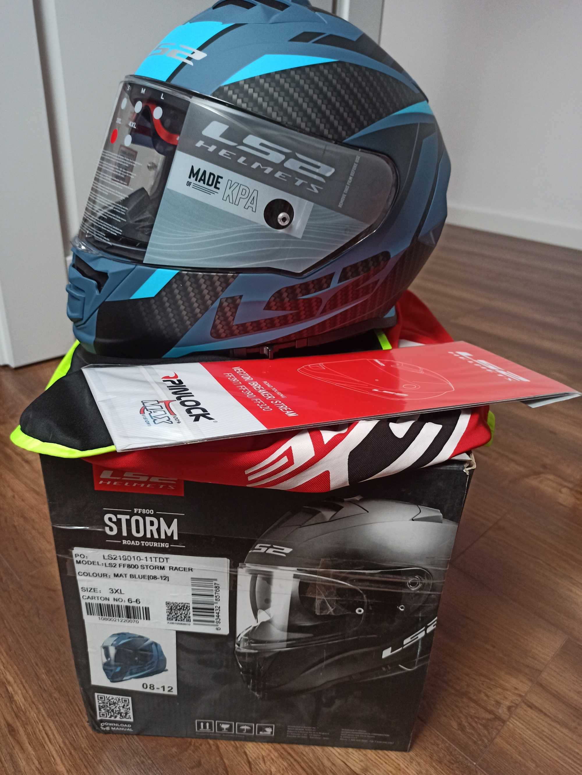 KASK LS2 FF800 STORM RACER matt blue rozmiar 3XL