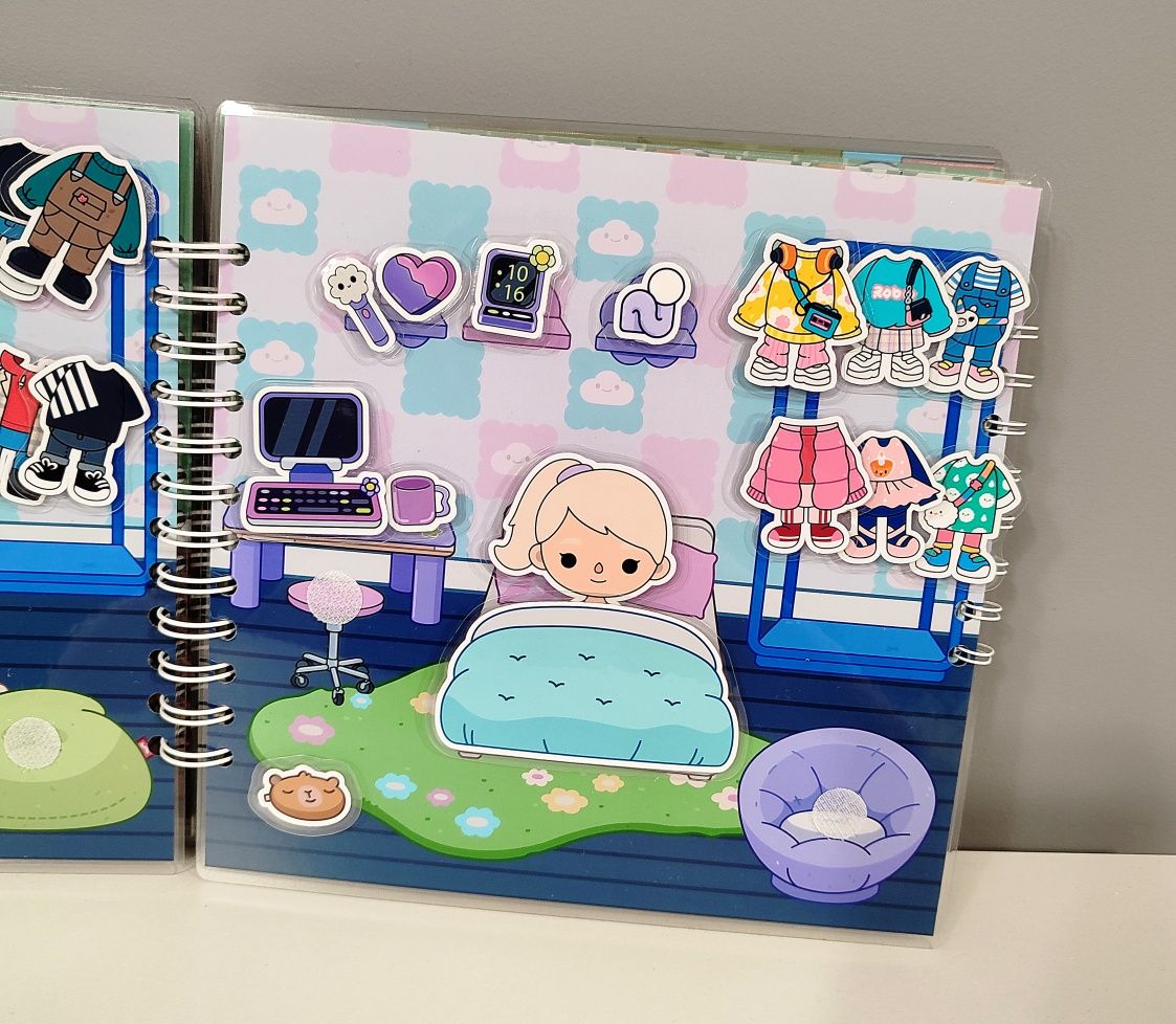 Toca Boca Domek rodzinny Family home książeczka z elementami na rzepy
