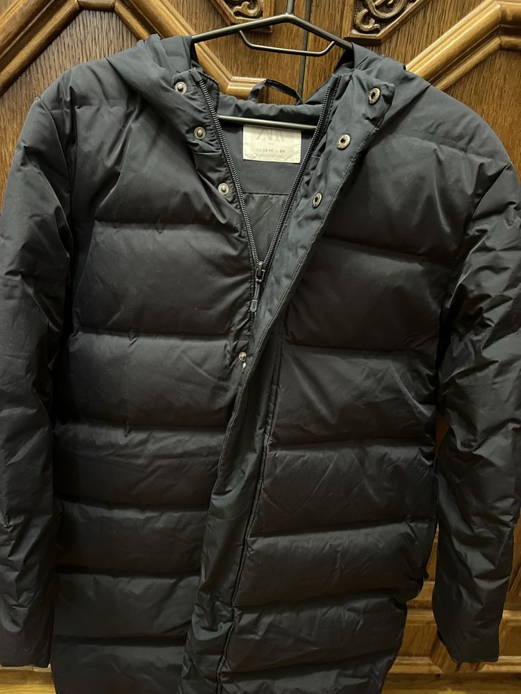 Пуховик zara женский