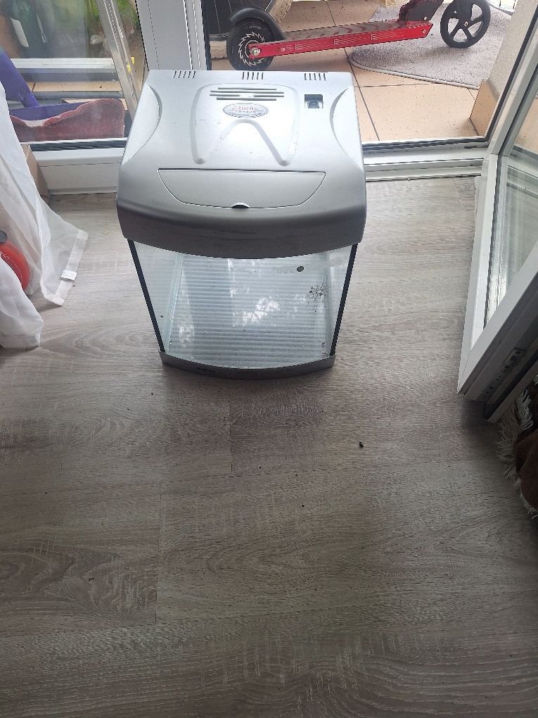 Akwarium z oświetleniem
