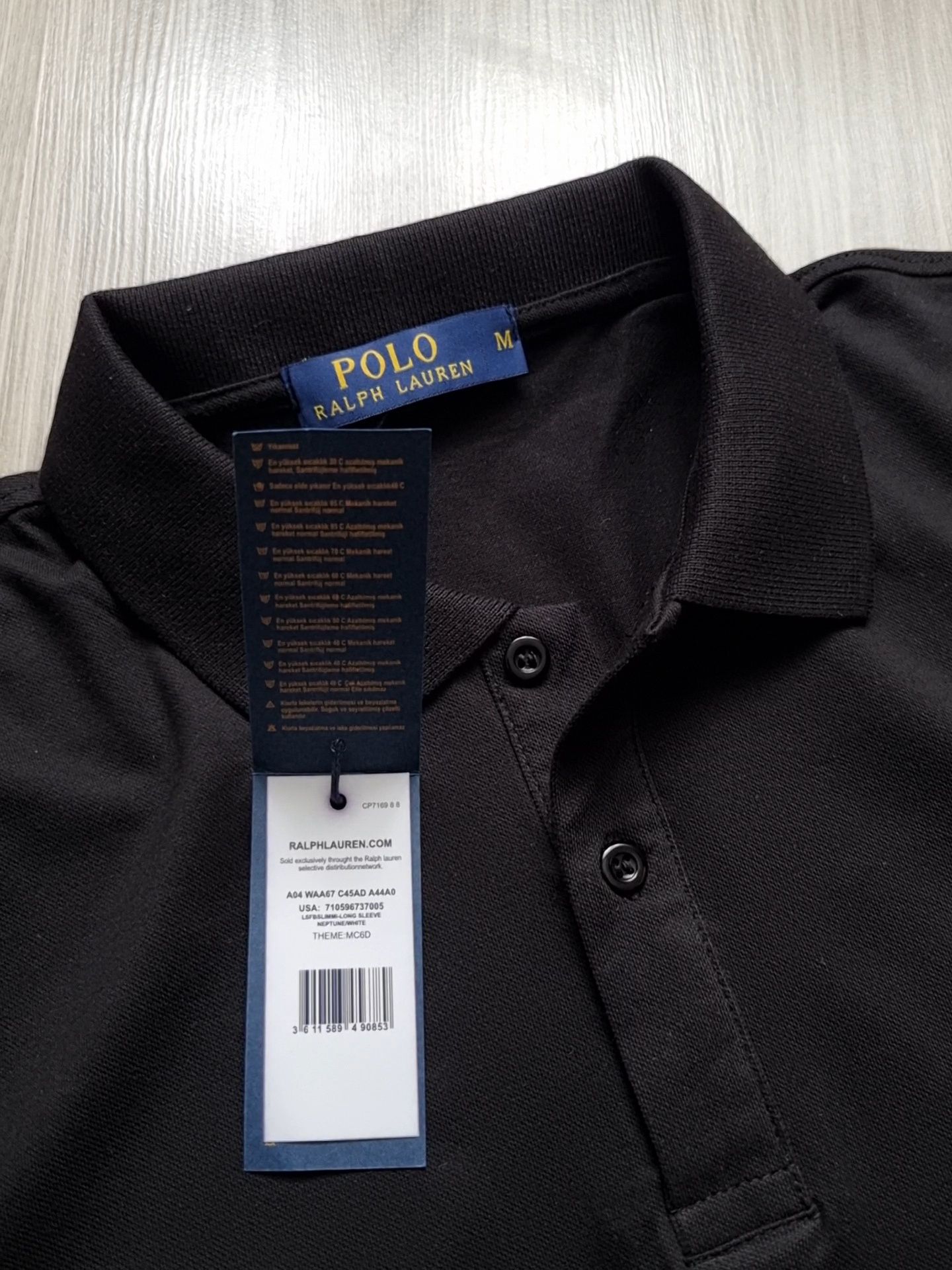 T-shirt/koszulka polo męska czarna Ralph Lauren rozmiar XXL - POLECAM!