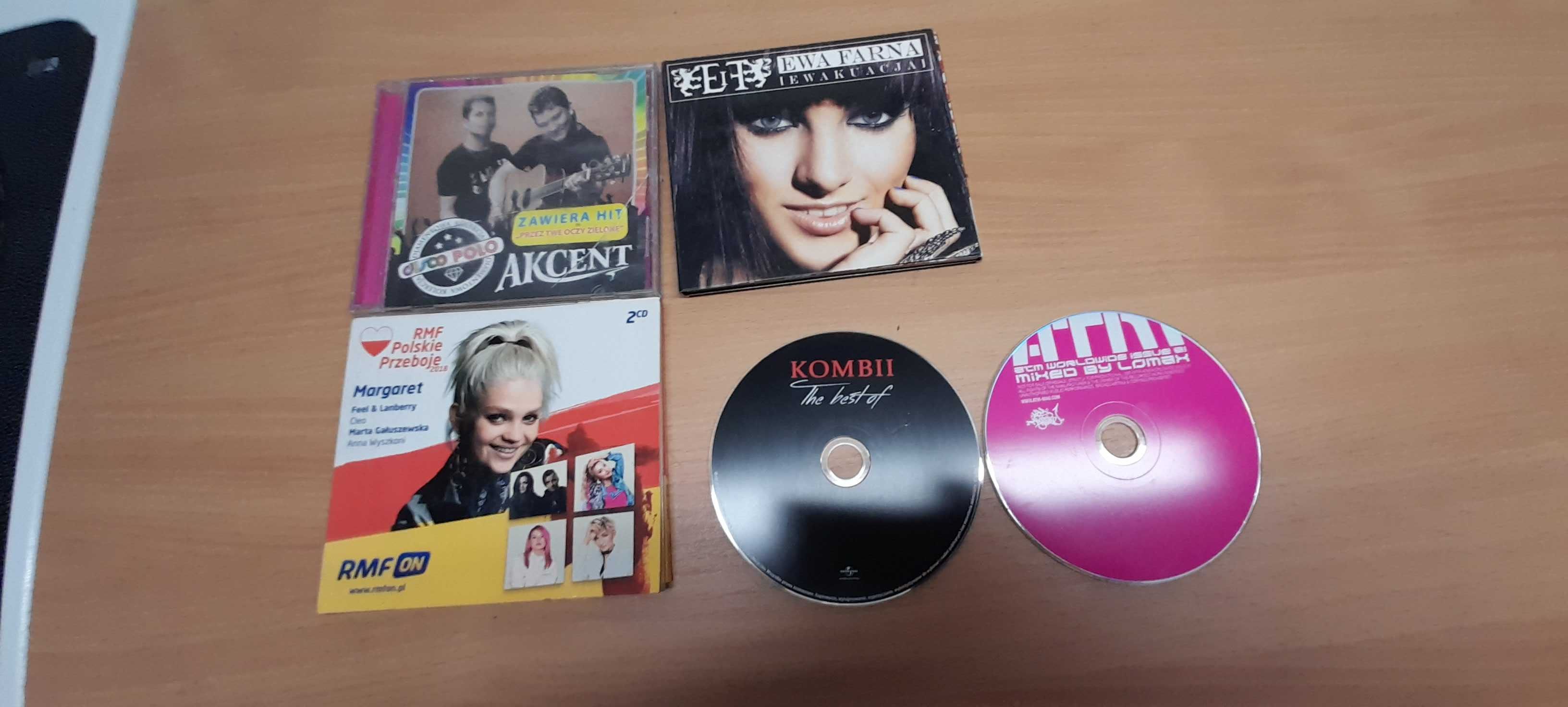 Płyta CD Akcent,Ewa Farna,Kombi,Polskie Przeboje,Hity 6 szt.za 17 zł