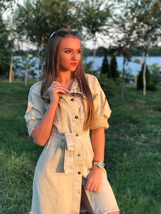 Продам джинсовое платье