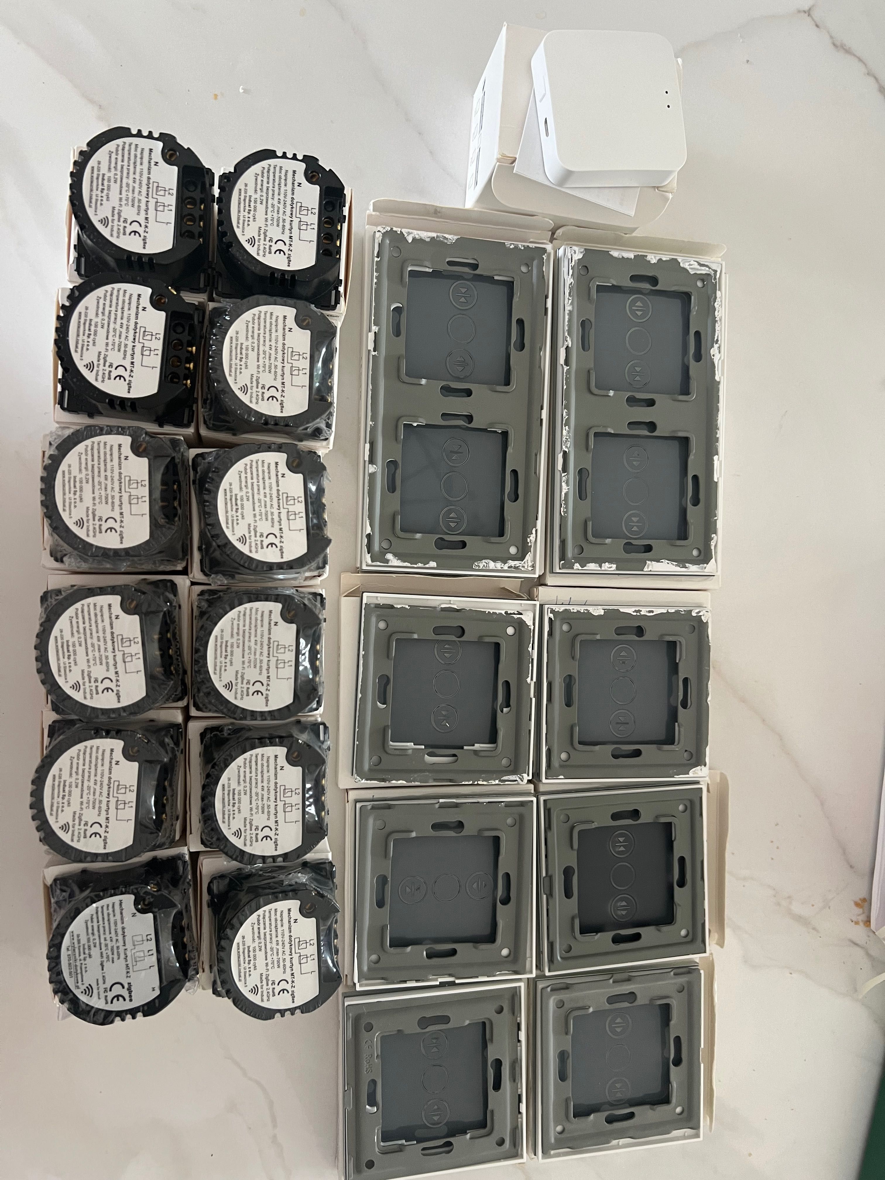 Włącznik dotykowy do rolet plus bramka ZigBee