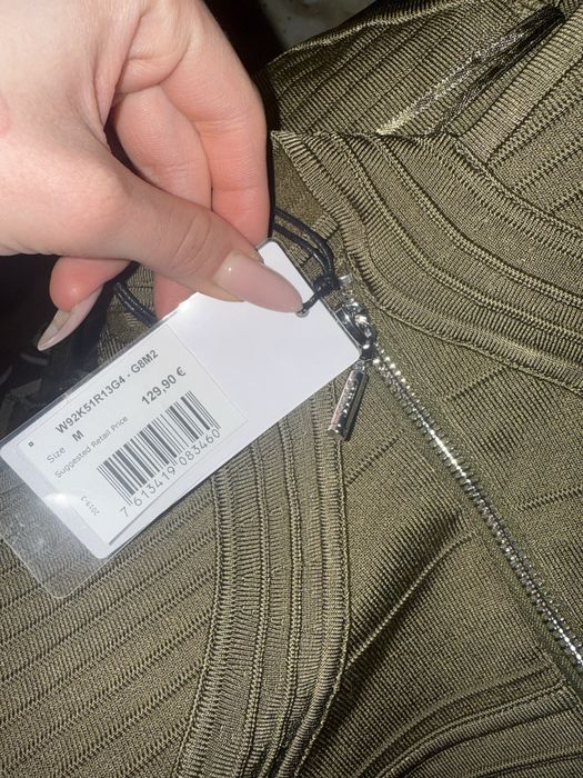 Платье guess Los Angeles Mirage Womans Sargent Green Bodycon