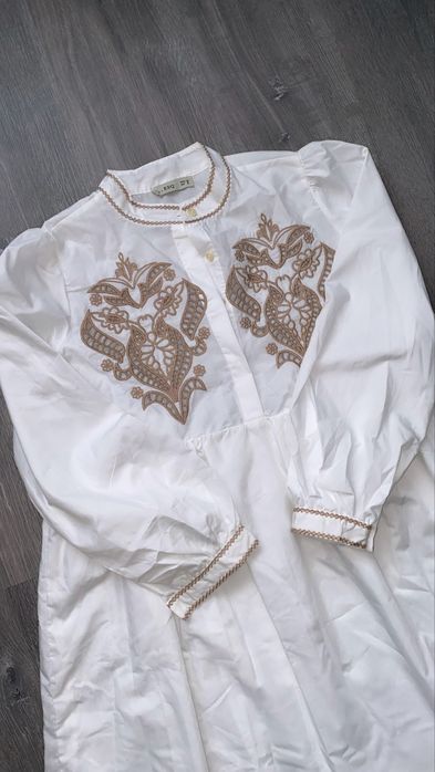 Плаття вишиванка білого кольору