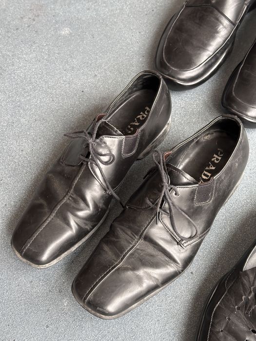 Взуття Prada 4 пари чорне red tab