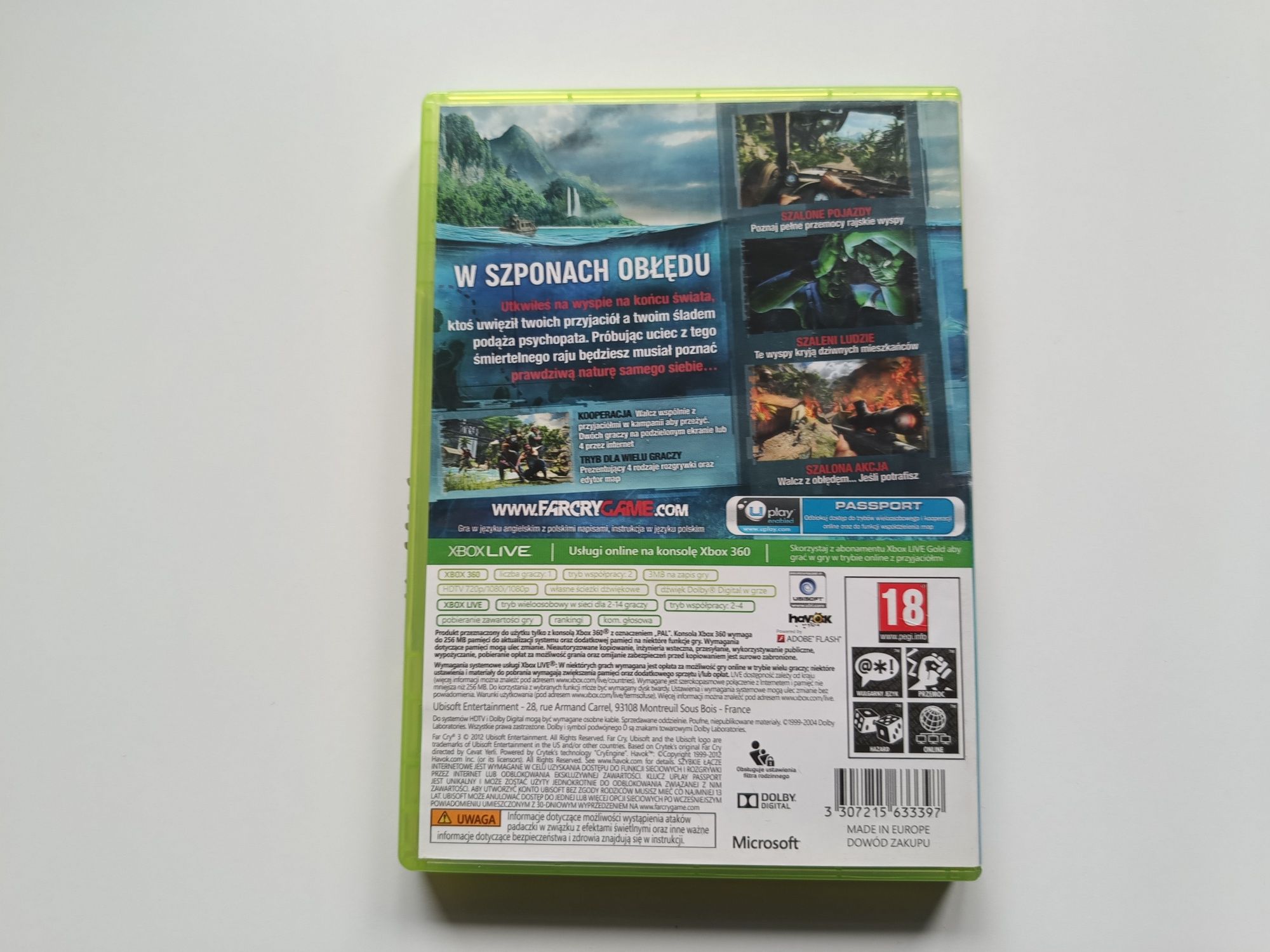 Gra Xbox 360 FarCry 3 -Polska wersja