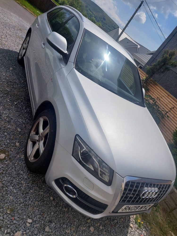 AUDI Q5 8R LX7W SLINE srebrny maska zderzak drzwi błotnik klapa części