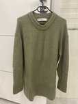 Sweter Zara khaki rozm. S dluższy