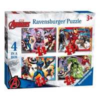 Пазли Ravensburger 3+ Marvel Avengers 4 В 1 месники