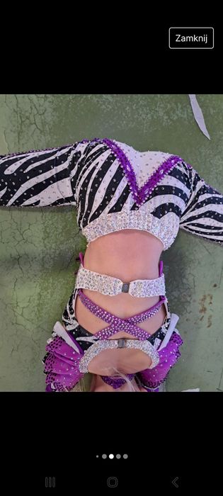 Strój do tańca disco dance dla dziewczynki