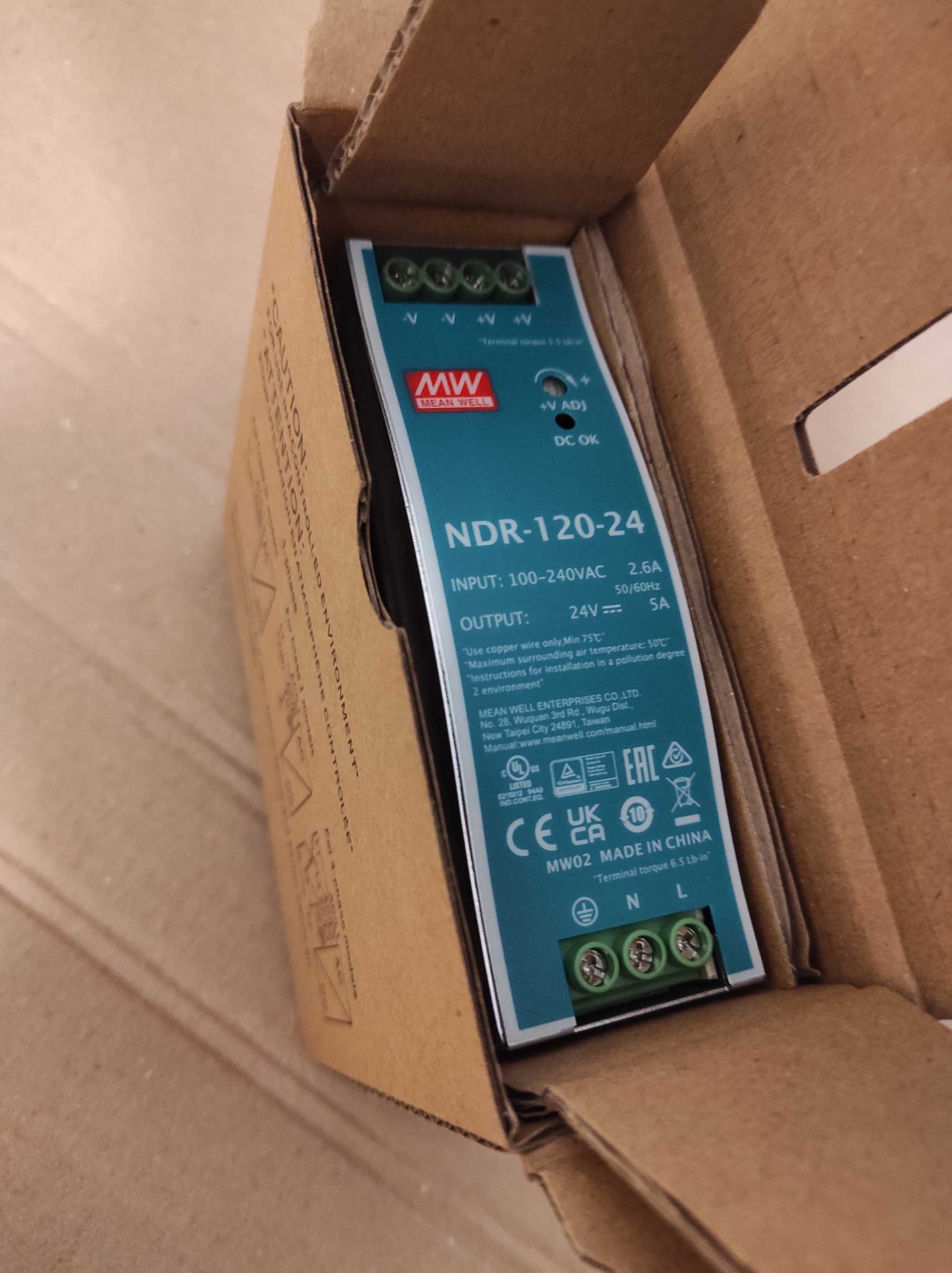 Блок живлення Mean Well DC 24V 120W 5А