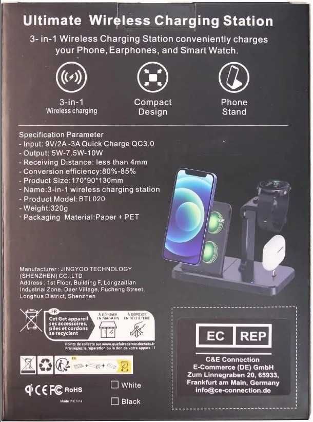 Док-станция для быстрой зарядки 3 в 1, Garmin