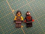 Lego marvel spider man Miles morales i agent aim minifigurki