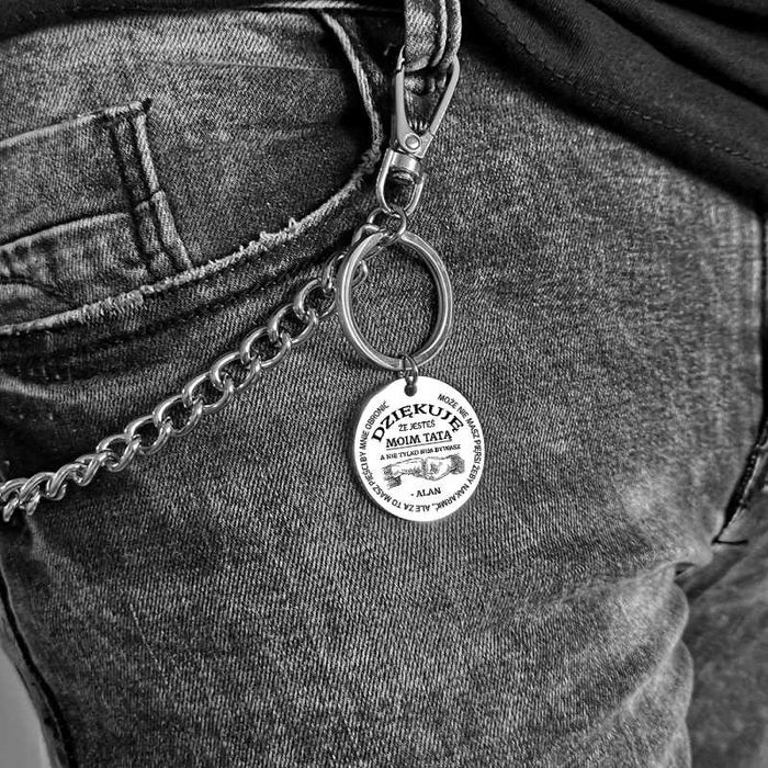 Breloczek do kluczy Z GRAWEREM dla TATY
