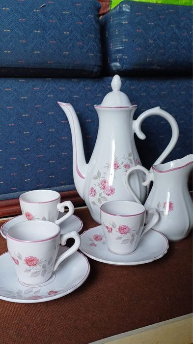 Serviço de chá Faiança Capôa Aradas Aveiro