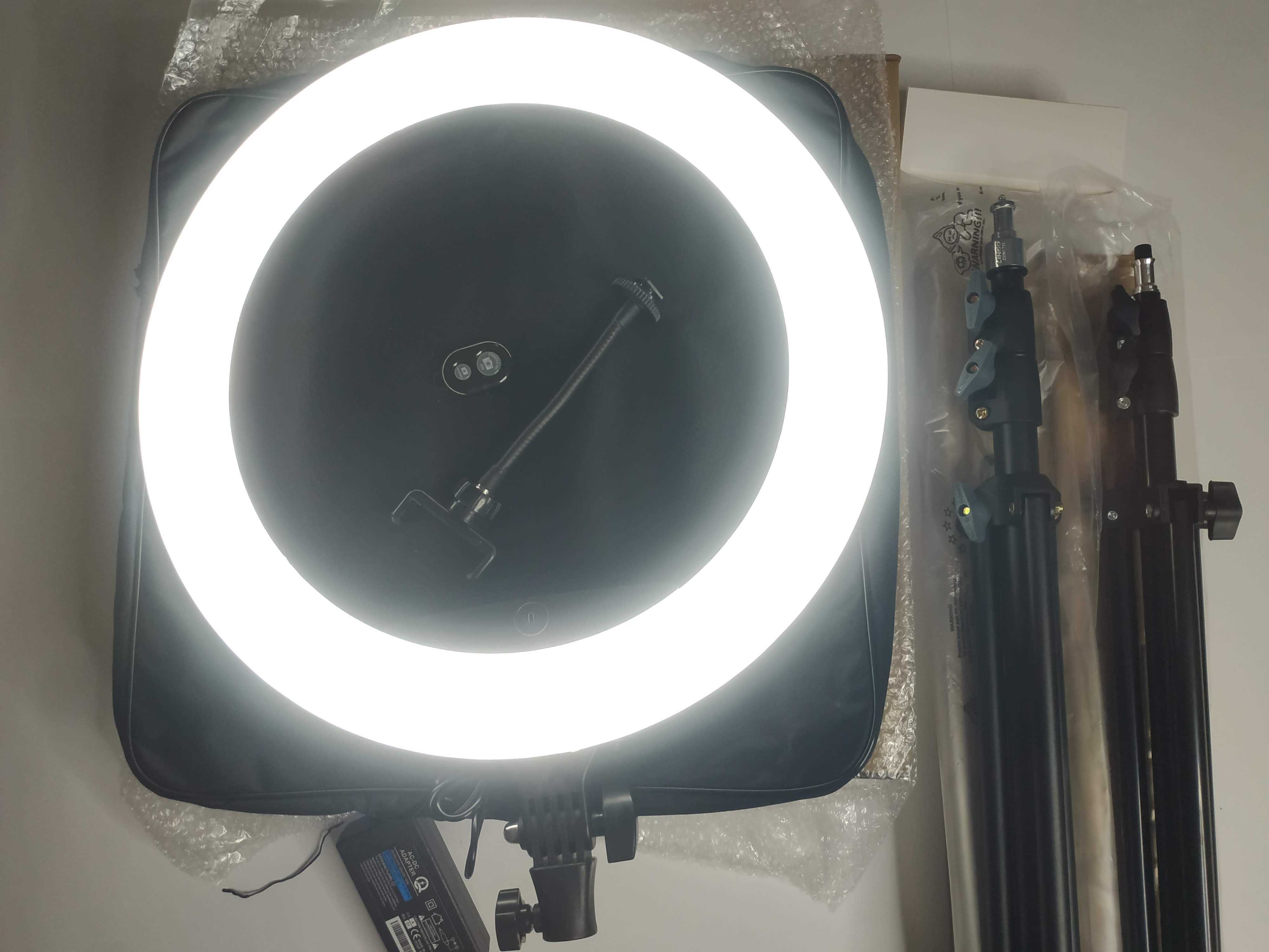 Кільцева LED лампа 45см / 65Вт Кільцеве світло + ШТАТИВ 2,1м для фото