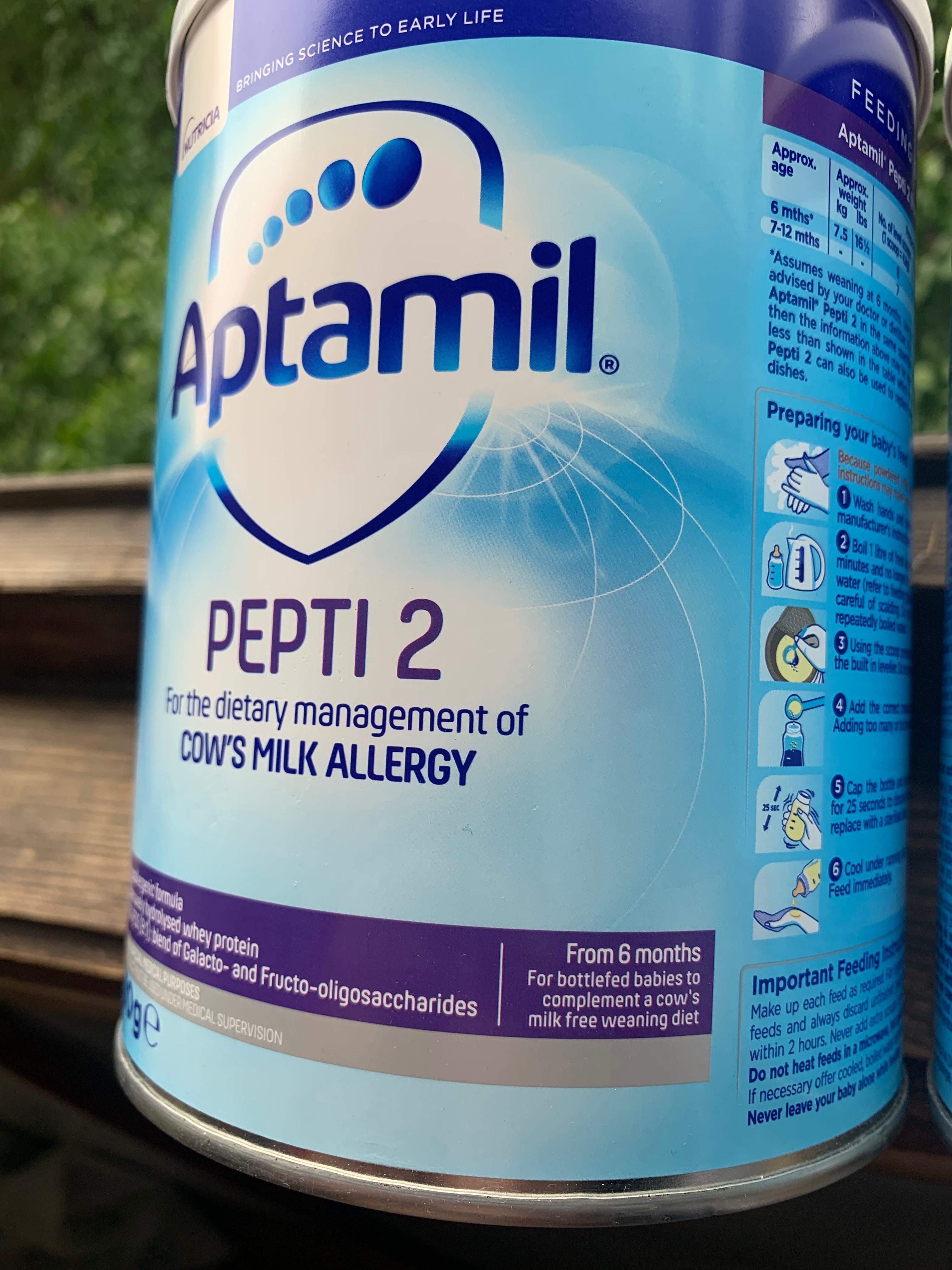Смесь при аллергии Aptamil PEPTI 2 суміш 800 грамм Аптамил Пепти