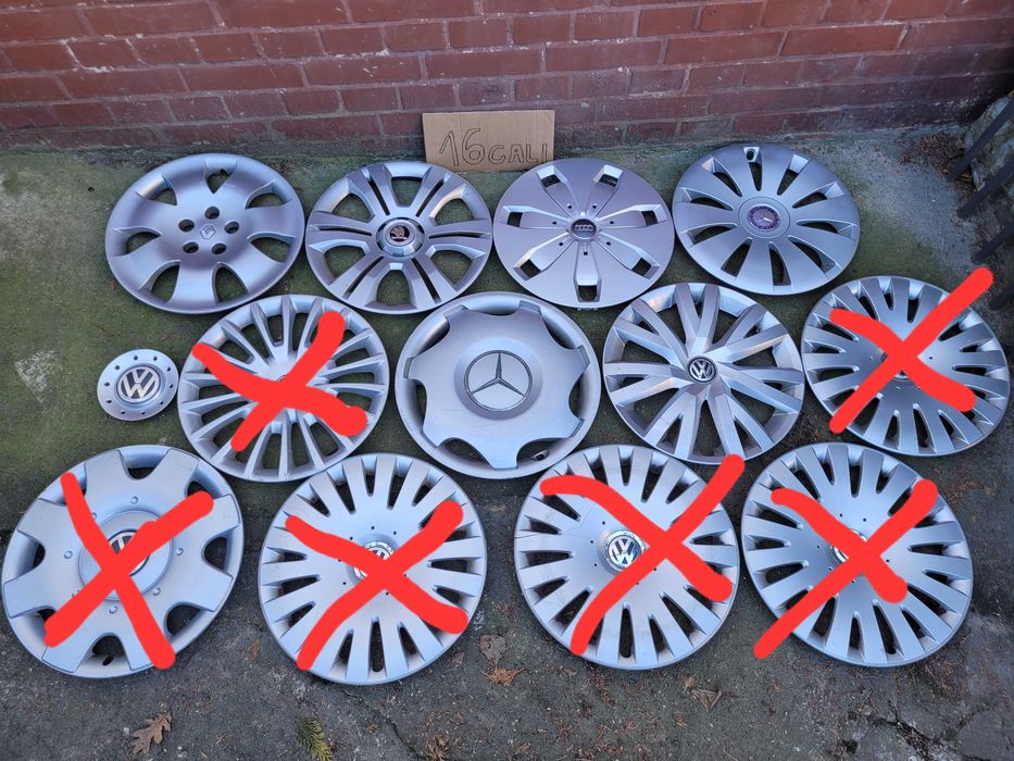 Kołpaki VW Opel Ford Mercedes 15 cali 16 cali 14 Fiat