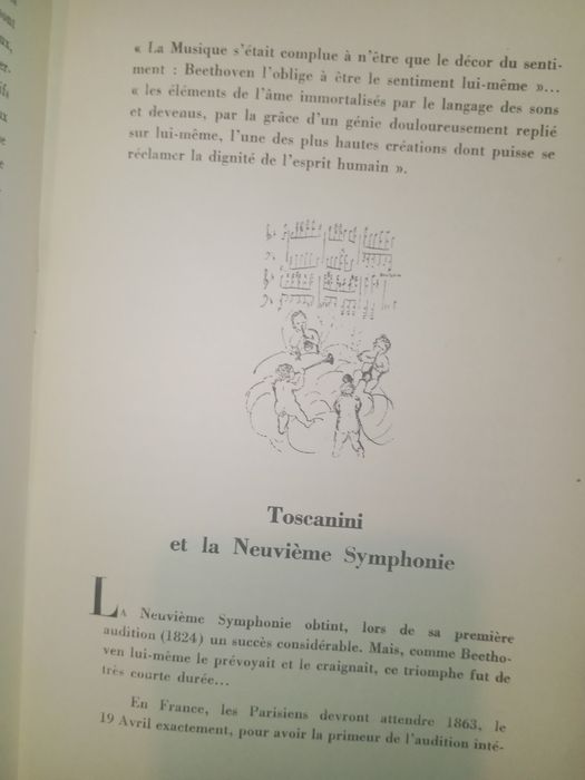Livro antigo Beethoven