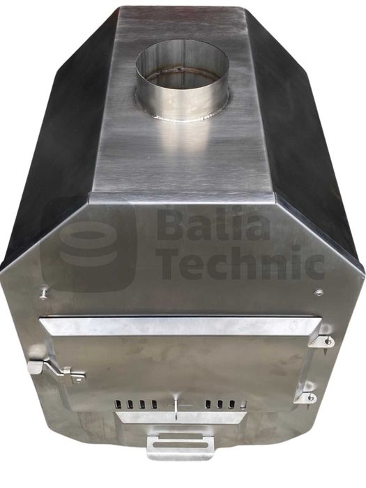 Piec do Bali / Jacuzzi ogrodowego 70 cm z kominem i daszkiem