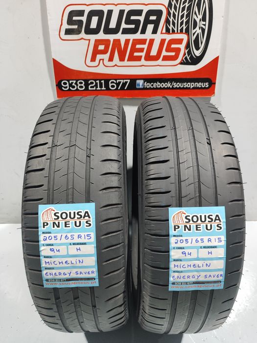 2 pneus semi novos Michelin 205-65R15 - Oferta dos Portes