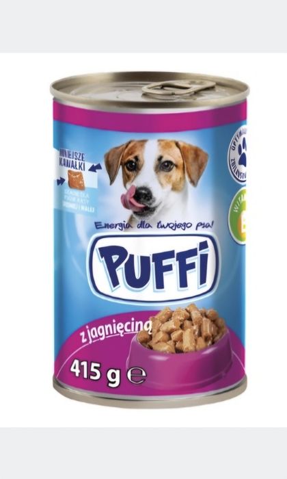 50szt×400gram.Puszki  dla psa.