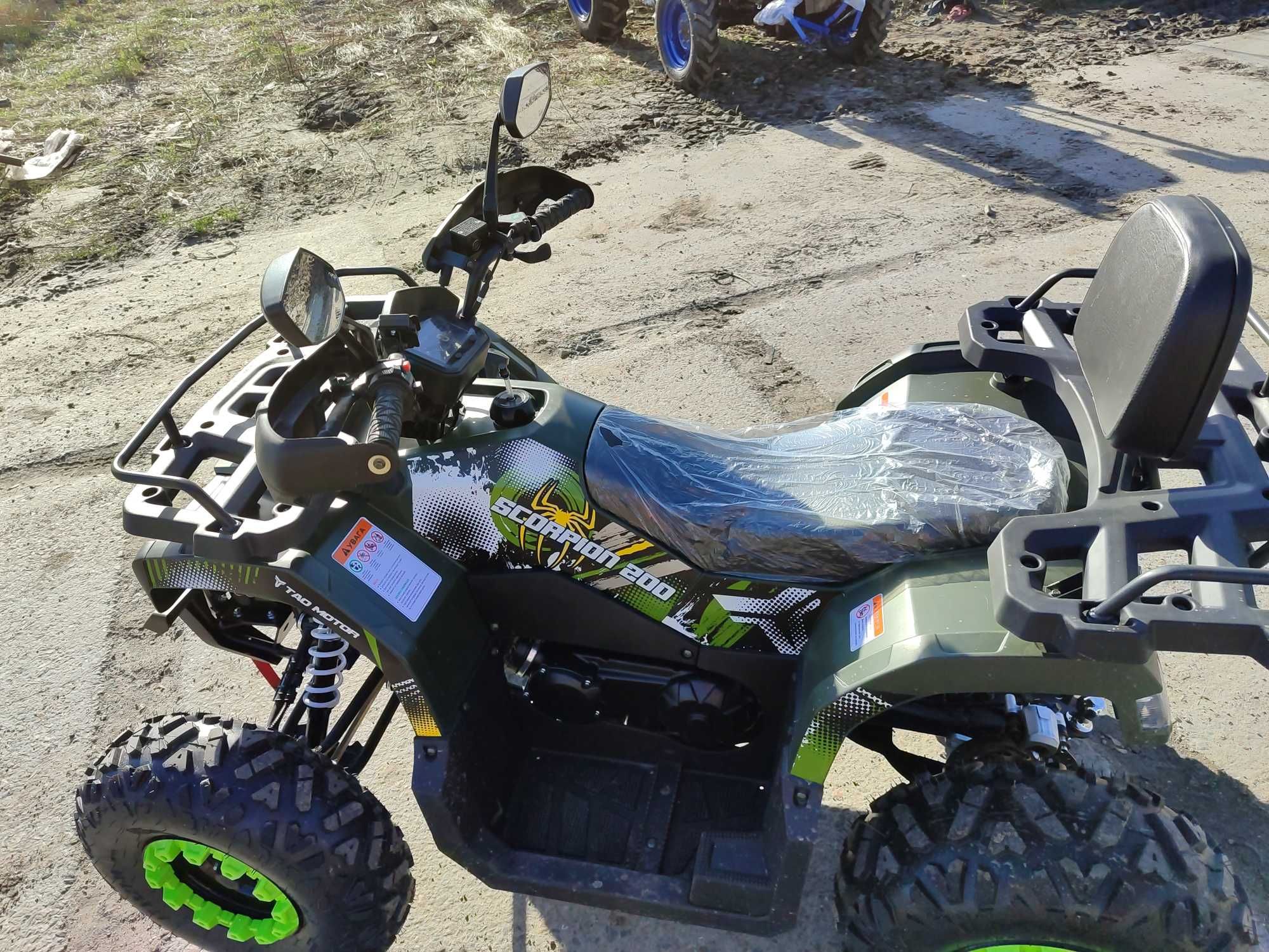 Квадроцикл Comman Scorpion 200cc с лебедкой Доставка со склада