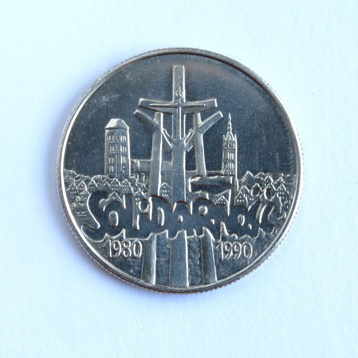 Moneta Solidarność 1990 r. 10 000 zł