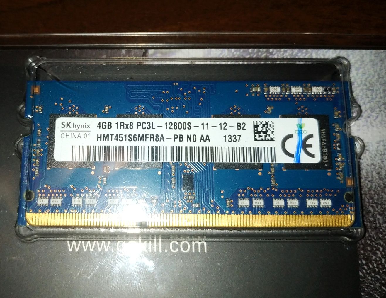 оперативна пам'ять для ноутбука ddr3, 4Гб.