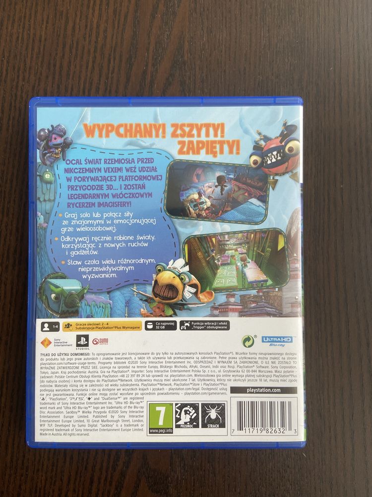 Sackboy big adventure PS5/PS4