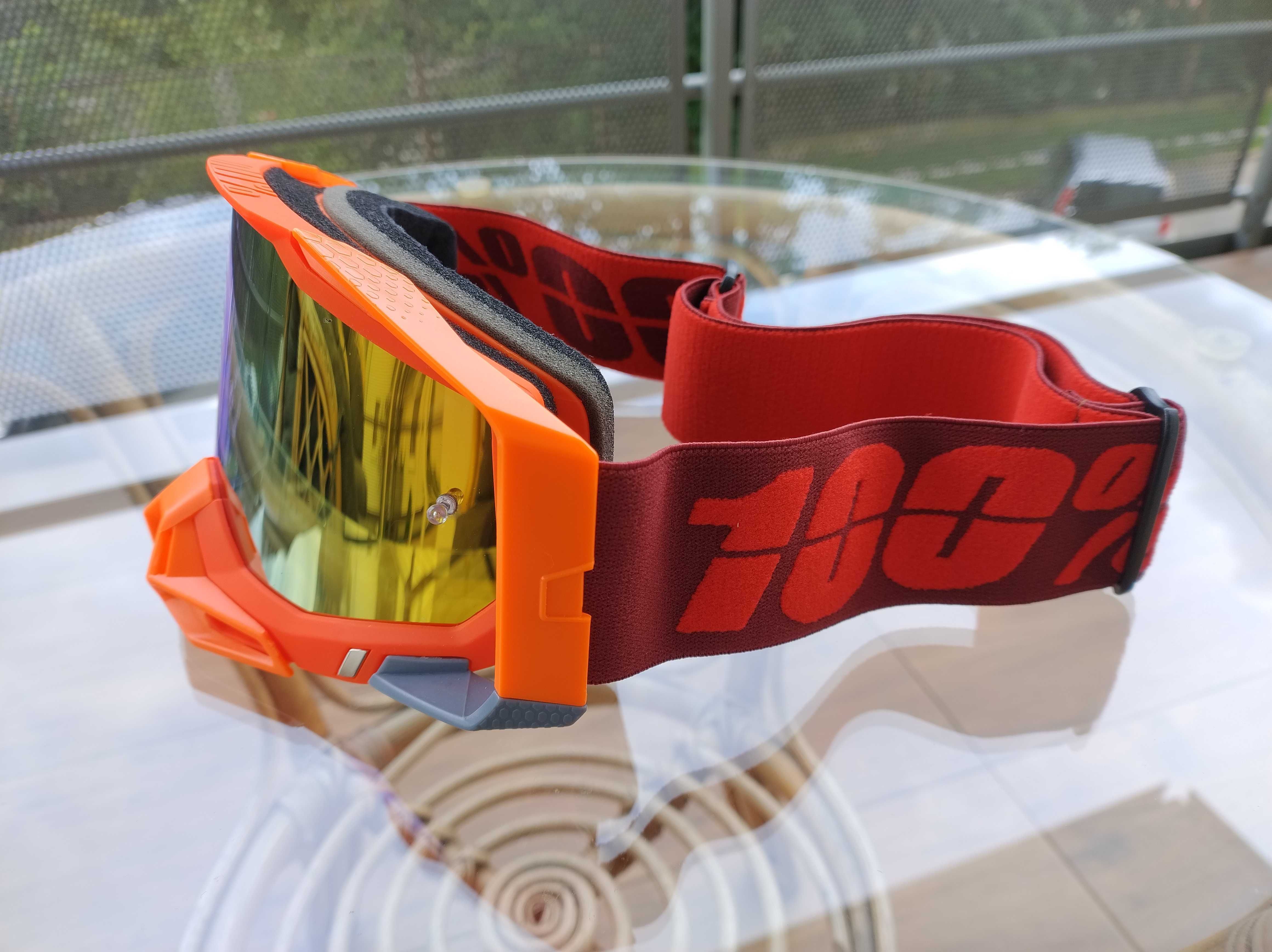 Gogle 100 % Rower Motocykl NOWE ! mx cross quad enduro mtb downhill