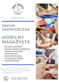 Bez Spiny | masaż - gabinet / dojazd