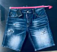Dsquared2 spodenki męskie jeansowe