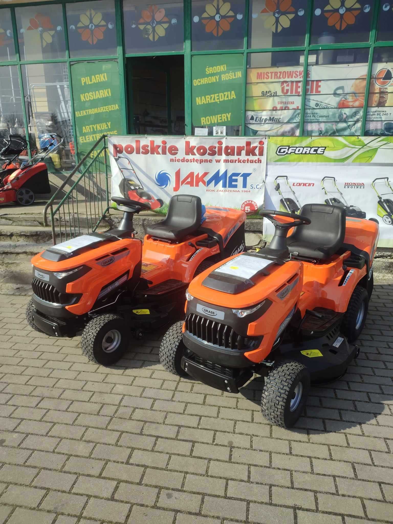 TRAKTOR kosiarka GRASS GR 86H2 LONCIN 452CM3; 86CM