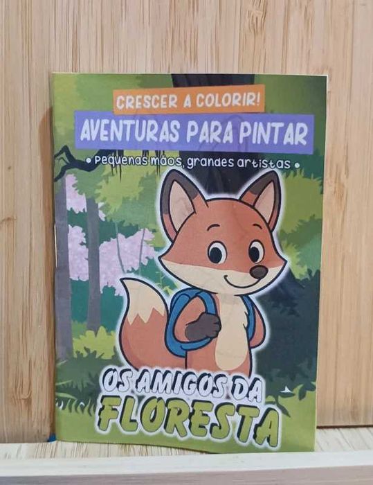 Aventuras para pintar. Os amigos da floresta