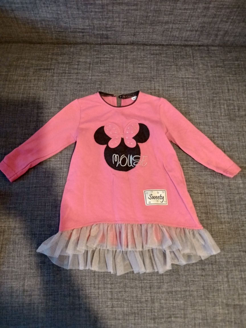 Tunika Minnie Mouse dla dziewczynki rozmiar 92